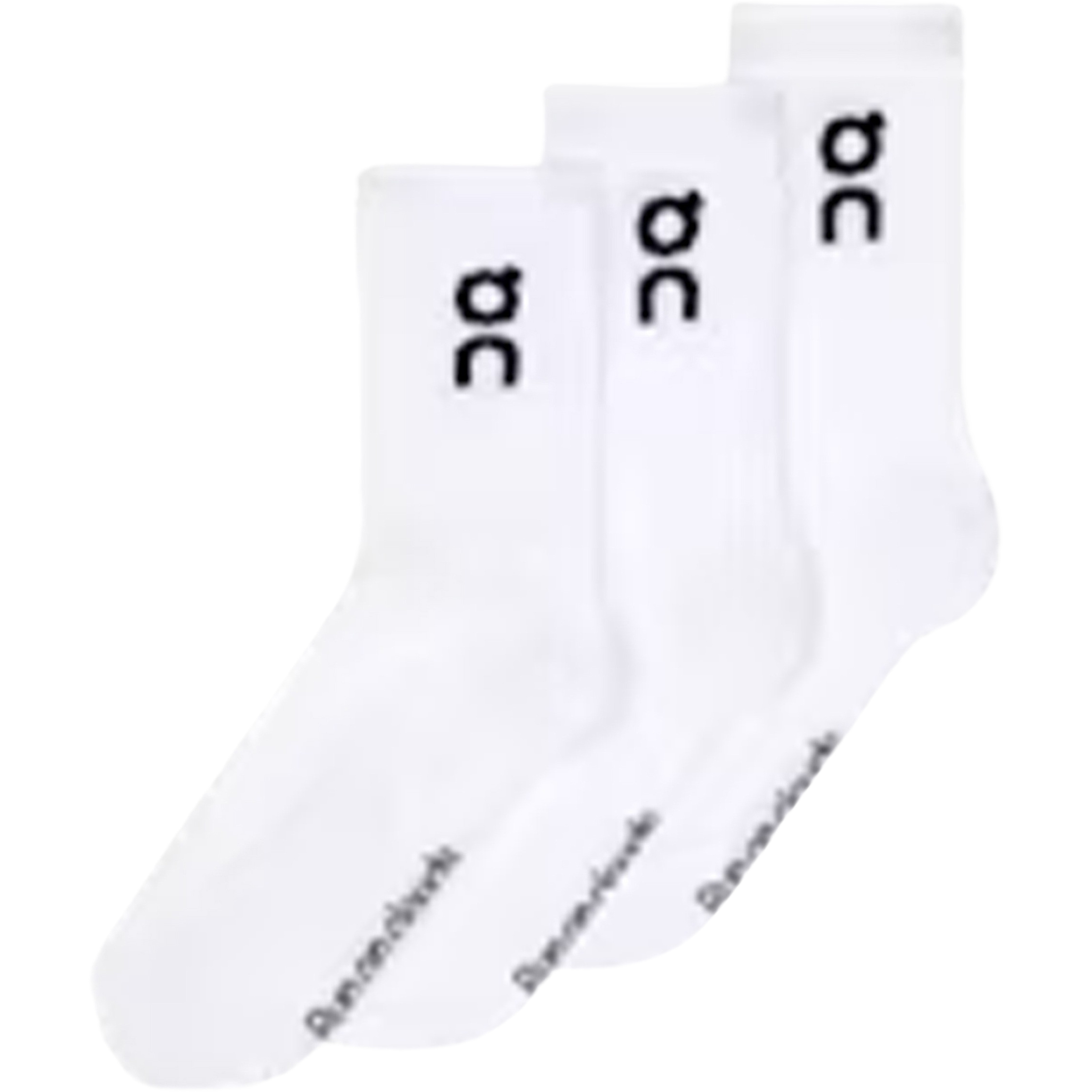 On Logo High 3er Pack Freizeitsocken weiss Größe 47 Lifestyle
