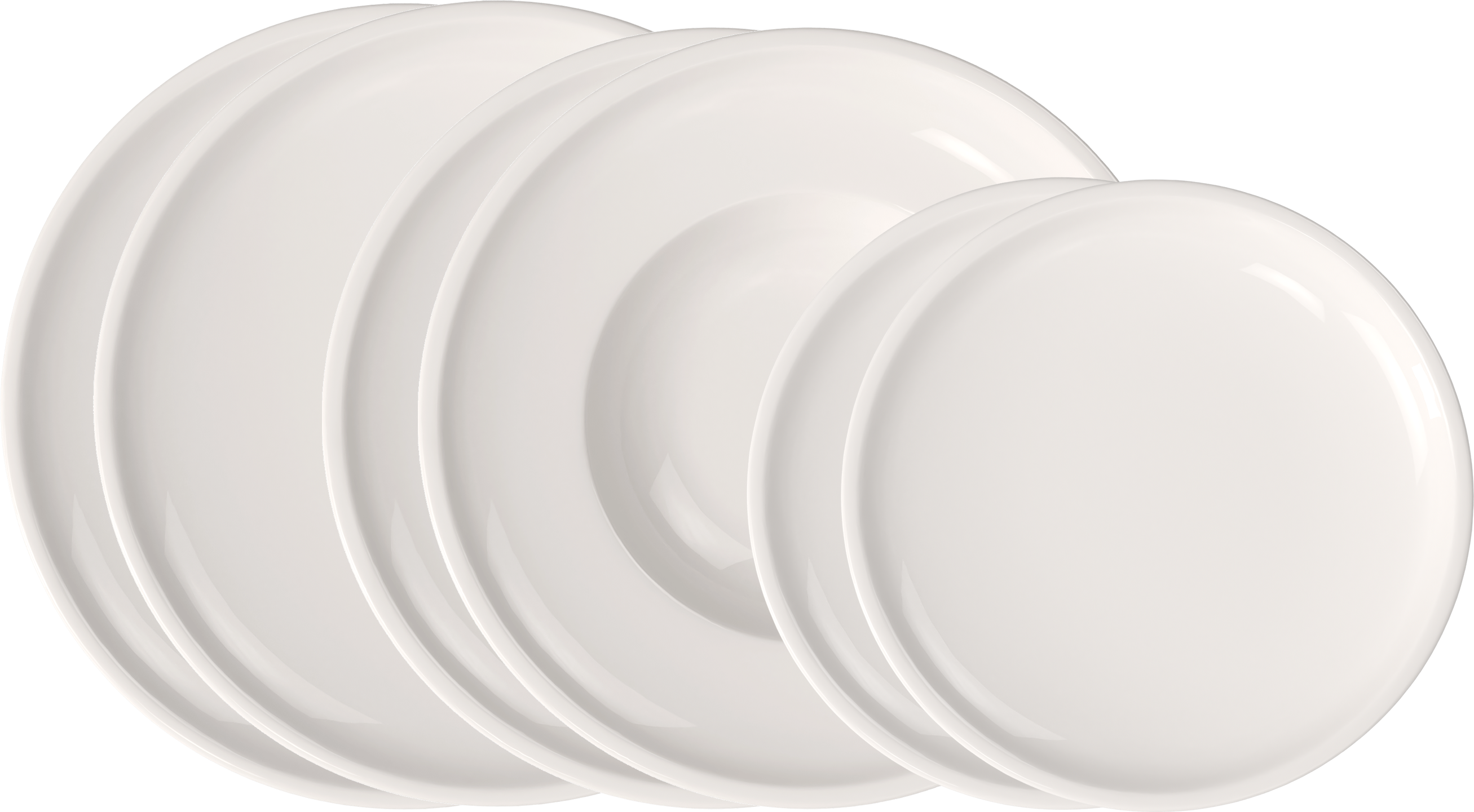 Geschirr-Set VILLEROY & BOCH "Artesano Original Tafelset", weiss (weiß), 6, Porzellan, Geschirr-Sets, Geschirr-Set, Premium Porzellan weiß 6