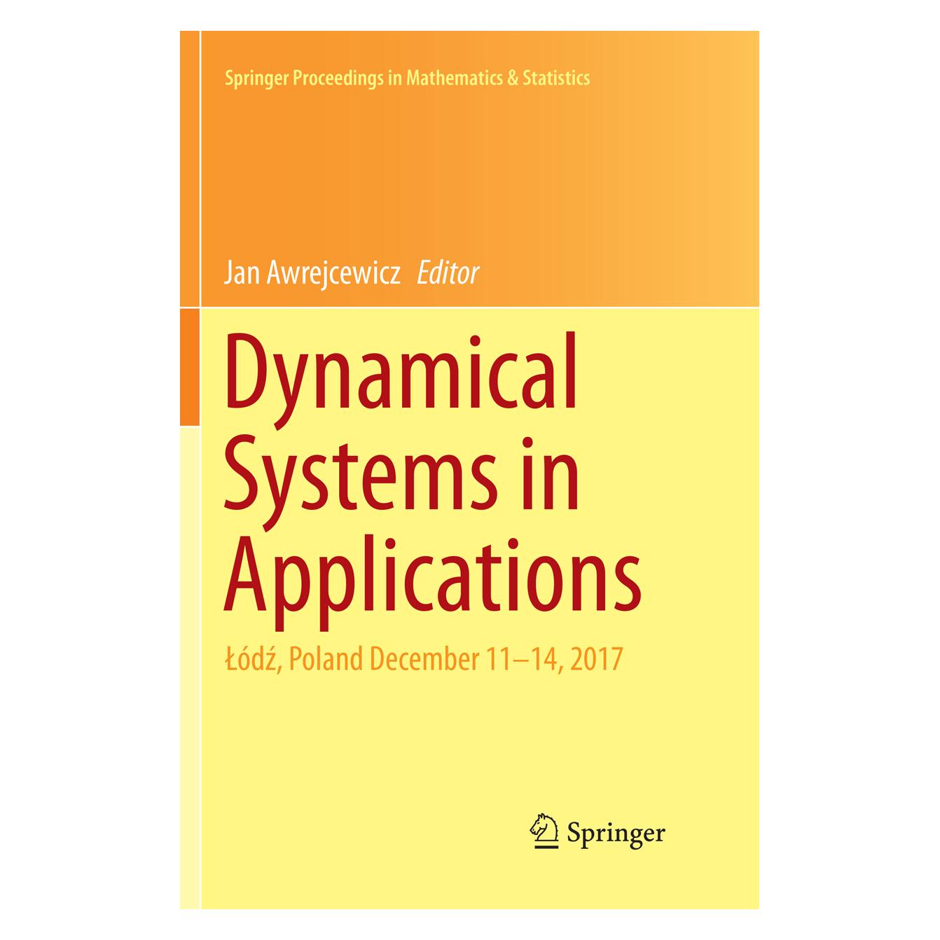 Springer Dynamical Systems in Applications (Englisch, Softcover, Jan Awrejcewicz) (56097626)