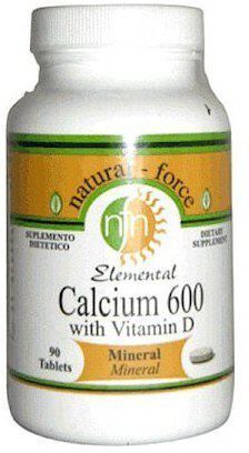 Nutriforce Calcio 600 mg + Vitamina D 90 Comprimidos