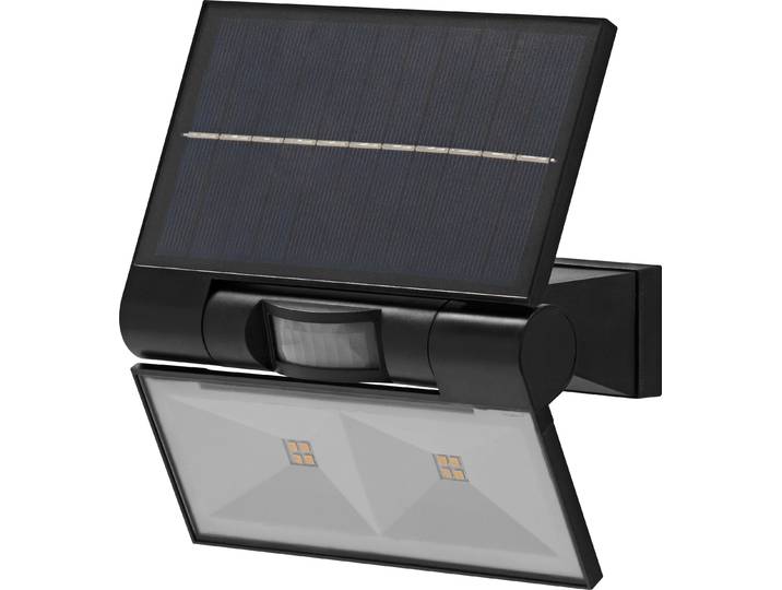 OSRAM 4099854429453 Solarbetriebene Flutlichter mit Tageslicht- und Bewegungsmelder 2,9 W 380 lm