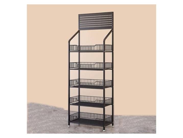 Snack-Organizer, 3/4/5 Regale Snack-Rack Supermarkt-Regal Süßigkeiten Kommerzielles(165x50cm/65x15.7in)