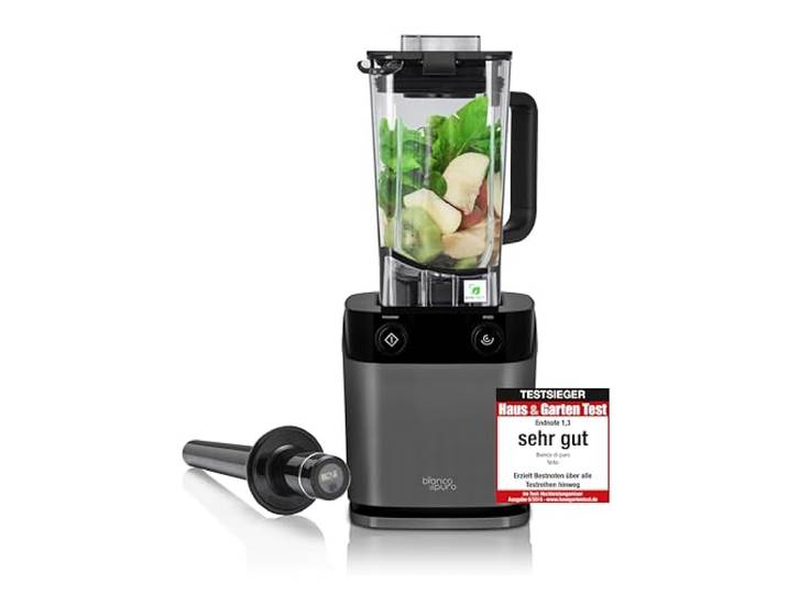 Hochleistungsmixer Volto N Smoothie Maker 8 Mixprogramme 1,5 Liter Füllvolumen BPA-frei - Bianco di puro ®