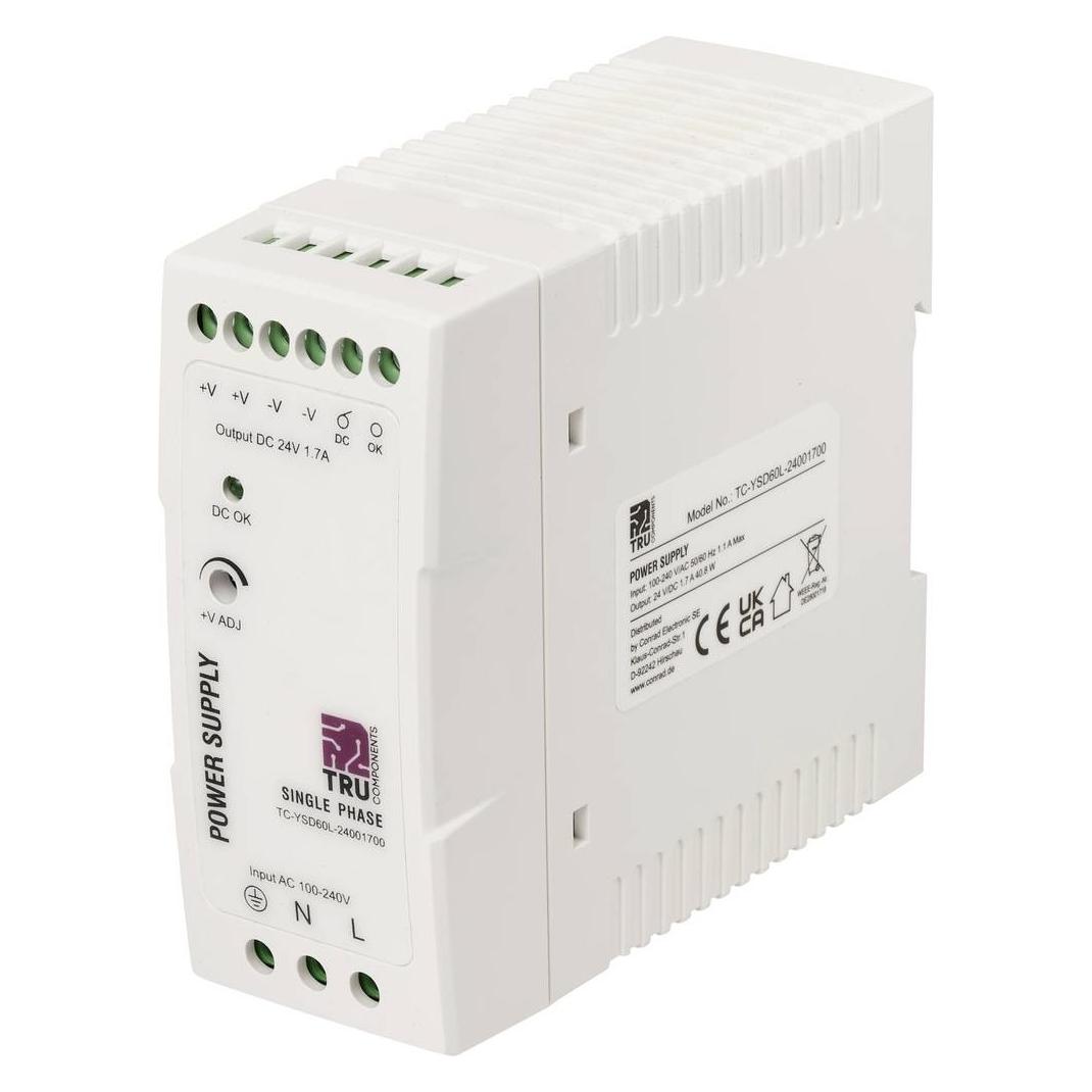 Tru Components TC-14382292 Hutschienen-Netzteil (DIN-Rail) Verbrauch (StandBy) 0 (TC-14382292)