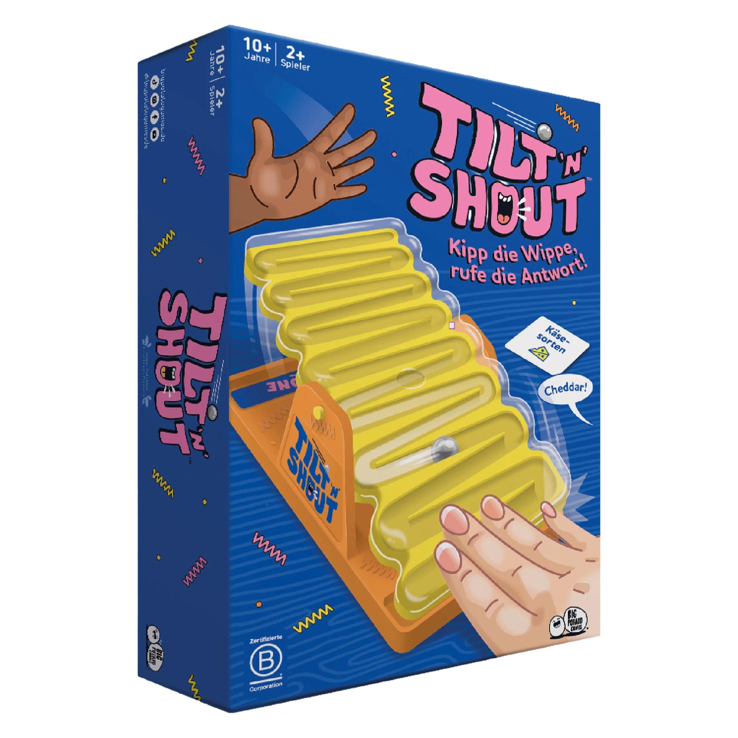 Big Potato Games Tilt & Shout (Deutsch, Englisch, Französisch, Italienisch, 2 - 6 Spieler) (TNS01RDE)