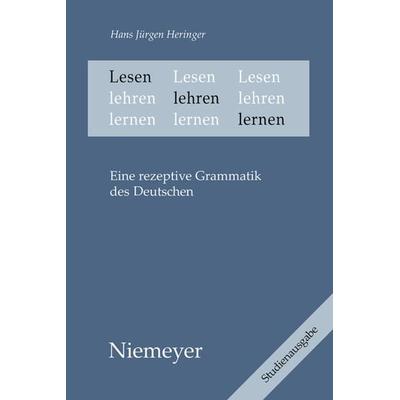 Lesen lehren lernen, Taschenbuch von Hans Jürgen Heringer, De Gruyter, 978-3-484-10642-0