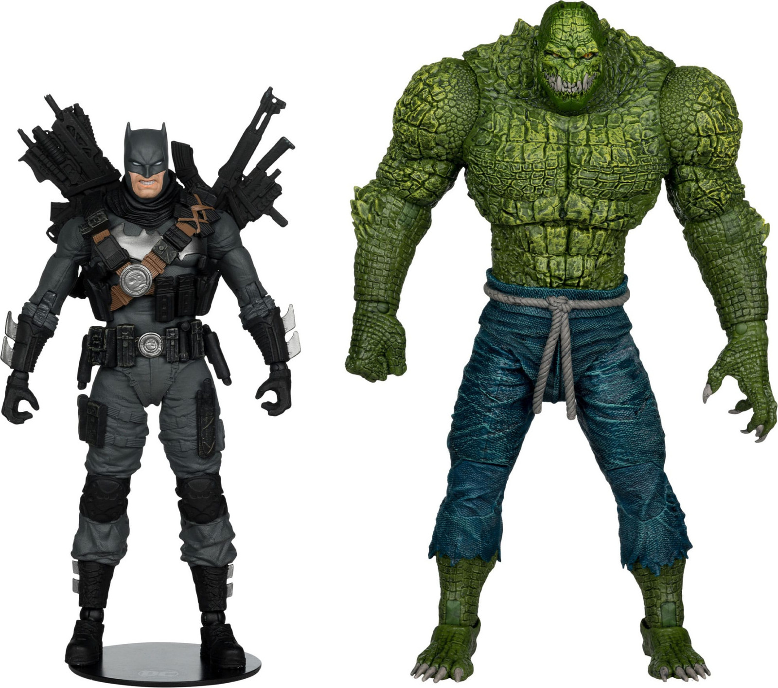 McFarlane Toys DC Multiverse Collector Edition Actiefiguren 2-pack Batman vs. Killer Croc, 18 cm