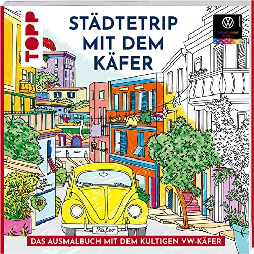 Tannaz Afschar - Colorful World - Städtetrip mit dem VW-Käfer: Das offizielle Ausmalbuch mit dem kultigen VW-Käfer - Preis vom 17.10.2026 19:25:27 h