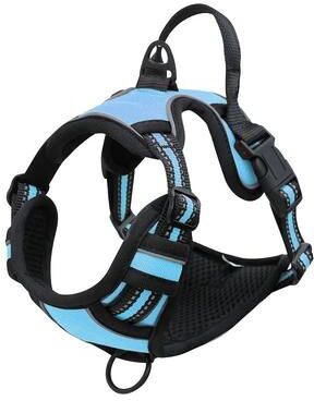 Uplifted Finds Heavy Duty No Pull Reflective Adventure Harness blue s