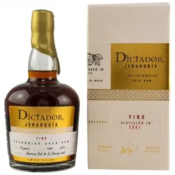 Dictador Jerarquia Fino 39YO Rum 42% Vol. 700ml