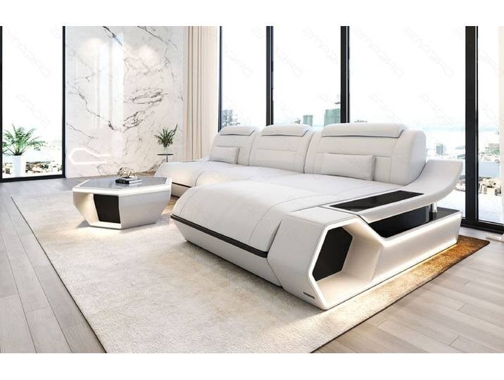 Ecksofa Toscano L-Form in Leder