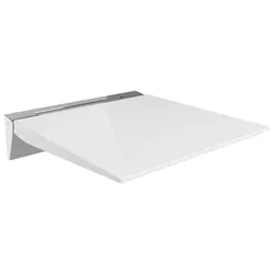 Villeroy und Boch Vicare Universal Duschklappsitz 92170368 40 x 45 cm, Aluminium
