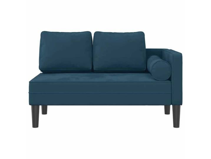 Chaise de canapé - Bleu - Chaise longue（1 PC) - Ergonomique∬érieur - avec coussins bleu velours C259530