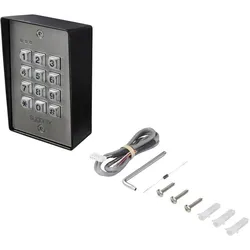 Sygonix, Zutrittskontrolle, SY-6888064 Codeschloss Oberflächenmontage 12 V DC/AC, 24 V DC/AC IP65 m (Elektronische Zahlenkombination)