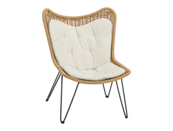 Gartensessel Bali, Johann Jakob, beige, Kunststoff