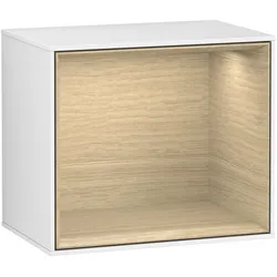 Villeroy & Boch Regalmodul Finion G580PCGF, 418x358x270mm, Glossy White Lacquer, mit dimmbarer LED-Beleuchtung