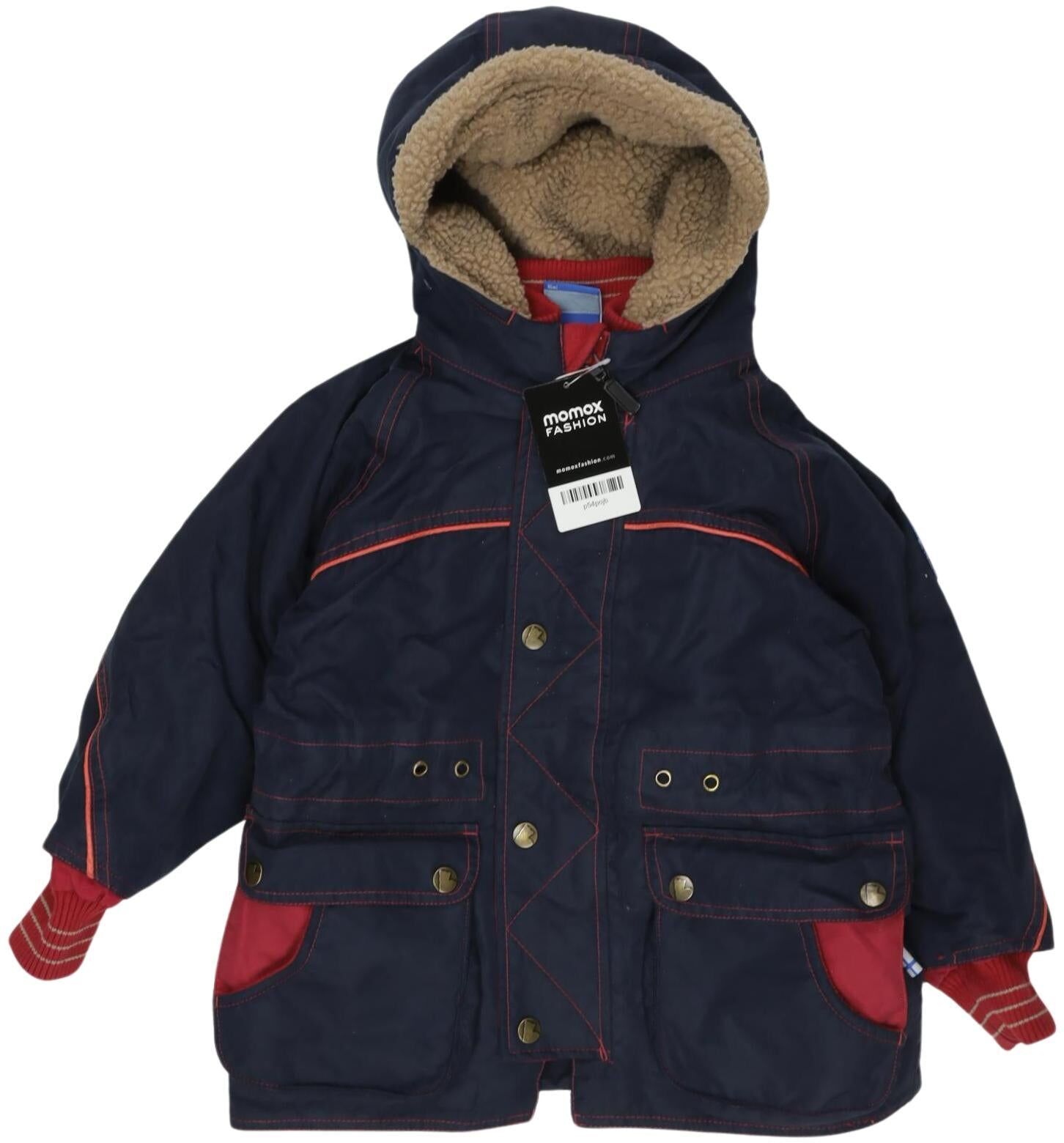 Finkid Jungen Jacke oder Mantel, Marineblau, Gr. EU 98, Synthetik - Second Hand