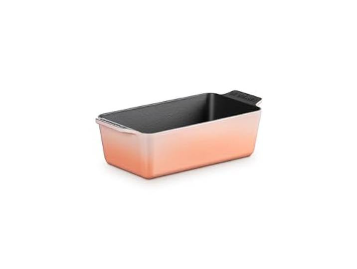 Le Creuset Emaillierte Kastenform aus Gusseisen, 22,9 x 12,7 cm, Peche