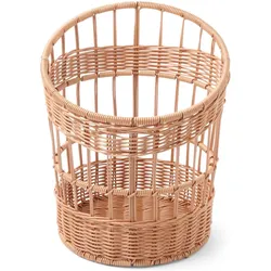 Hendi Baguette-Korb 305x320x350 mm PP Edelstahl, Brotaufbewahrung, Beige