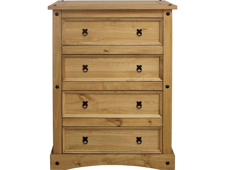 Kommode Amey Natur Kiefer massiv B 90 H 122 cm