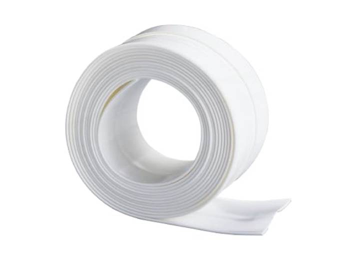 WENKO Abdichtungsband Extrabreit - wasserundurchlässig, beständig gegen Reinigungsmittel, Kunststoff, 5 x 0.2 x 350 cm, Weiß