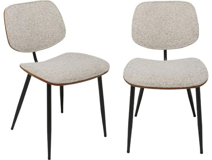 SIGNATURE - 2er-Set beige Stühle OLYMPIA
