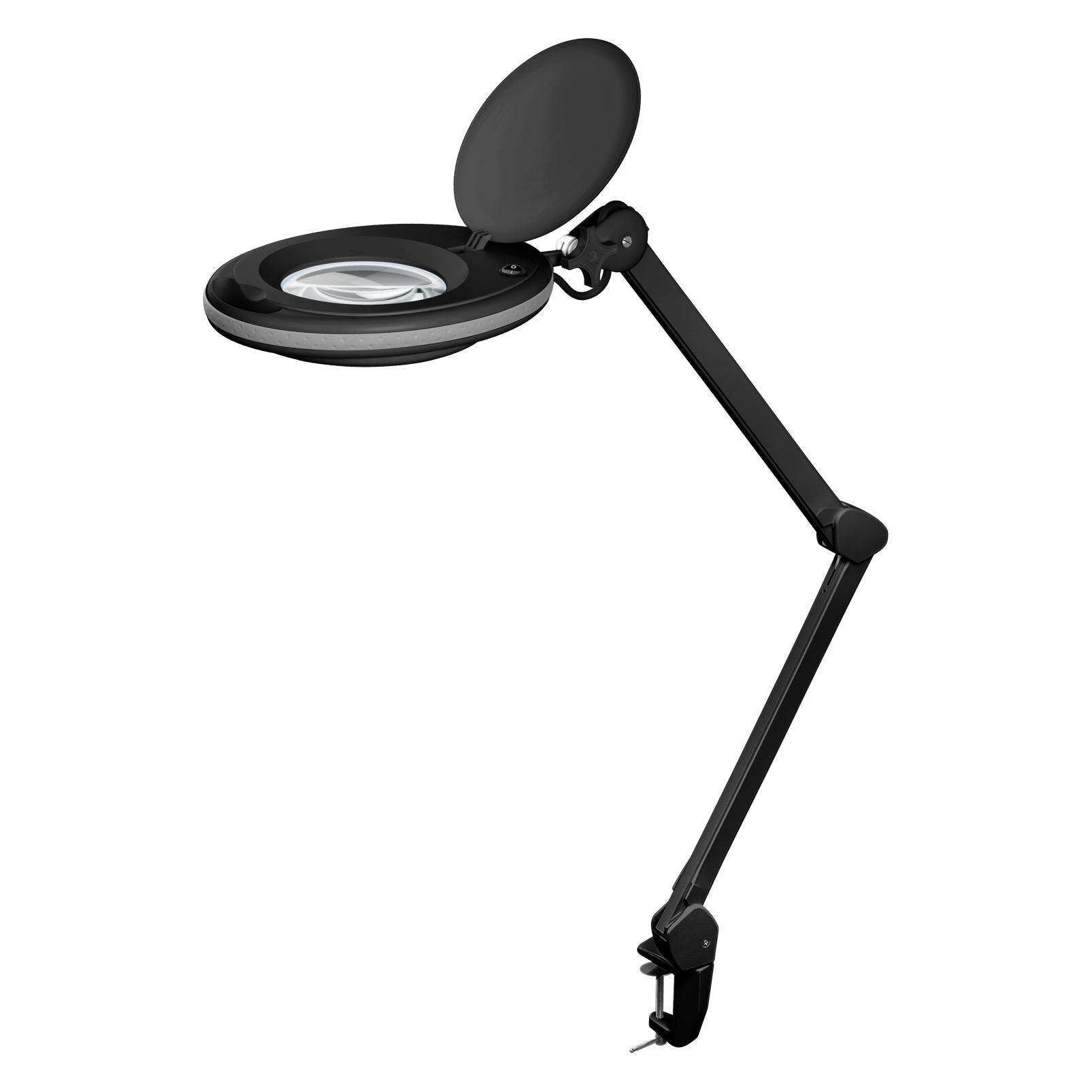 Goobay LED-Klemm-Lupenleuchte, 8 W, schwarz (650 lm) (65575)