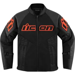 Icon Mesh AF Motorrad Lederjacke M