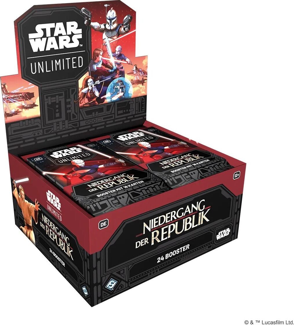 Fantasy Flight Games Star Wars Unlimited: Ondergang van de Republiek Booster Display