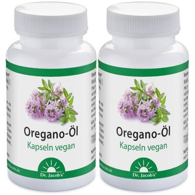 Oregano ÖL Kapseln vegan Dr.Jacob's 2x 2x60 St