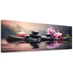 WANDBILD zen orchidee zusammensetzung