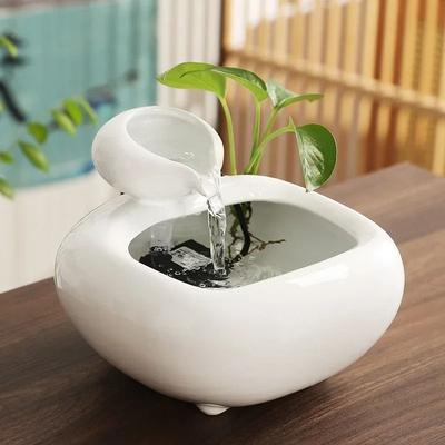Uplifted Finds Chinese Style Ceramic Water Ornament Desktop Decoration For Living Room Tea Table Or Office b