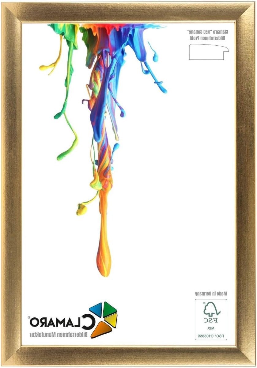 Schilderijlijst Goud - Fotolijst voor Muurdecoratie - 10 x 20 cm