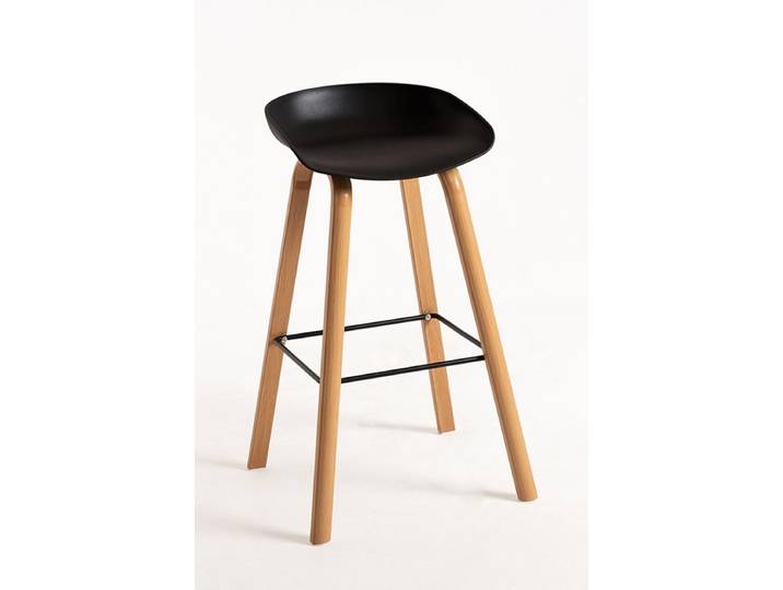 4er Set Tolbi Hocker - Schwarz