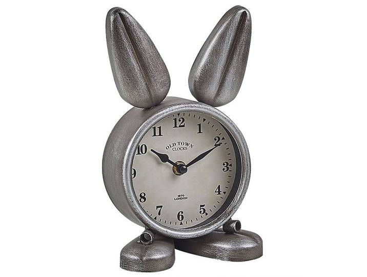 TISCHUHR Silber/Weiß/Schwarz Thusis