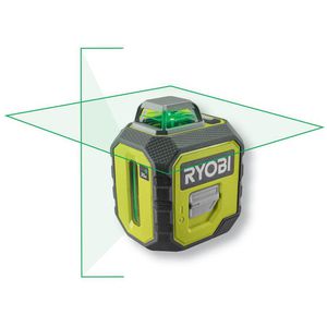 Ryobi Kreuzlinienlaser RB360GLL, 1 x 360°, grüner Laser, selbstnivellierend, mit Tasche