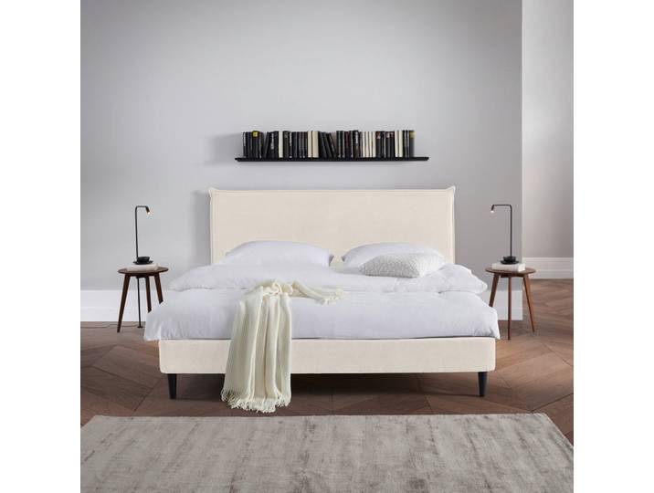 Livetastic Polsterbett, Creme, Kunststoff, Kiefer, vollmassiv, Sperrholz,vollmassiv, 180x200 cm, Bsci, Schlafzimmer, Betten, Polsterbetten