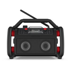 PerfectPro Baustellenradio ROCKPRO, Akku, DAB+, FM, AUX, mit USB Ladefunktion, Bluetooth