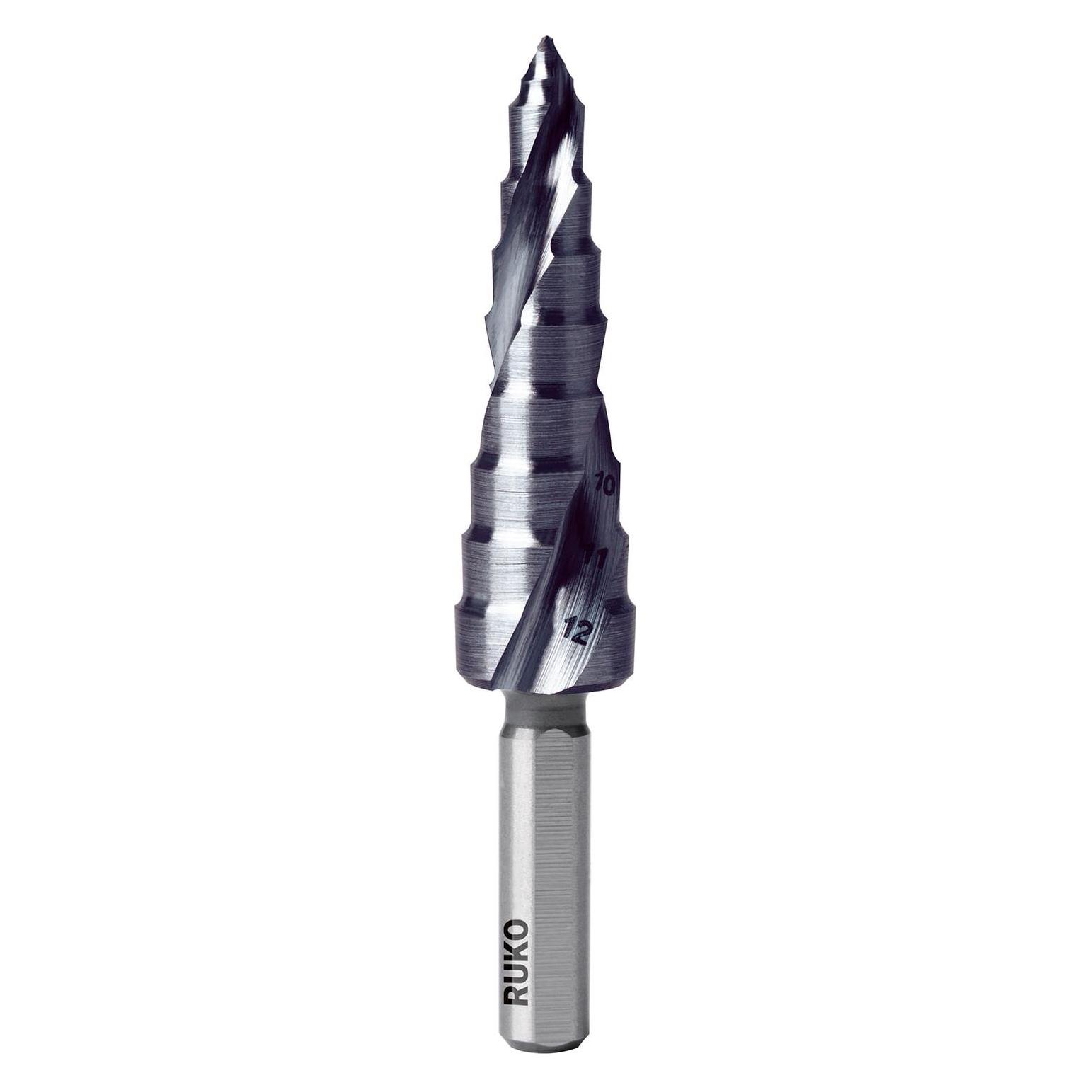 Ruko Step drill UltimateCut FlowStep Ø5-12mm (101650-9P)
