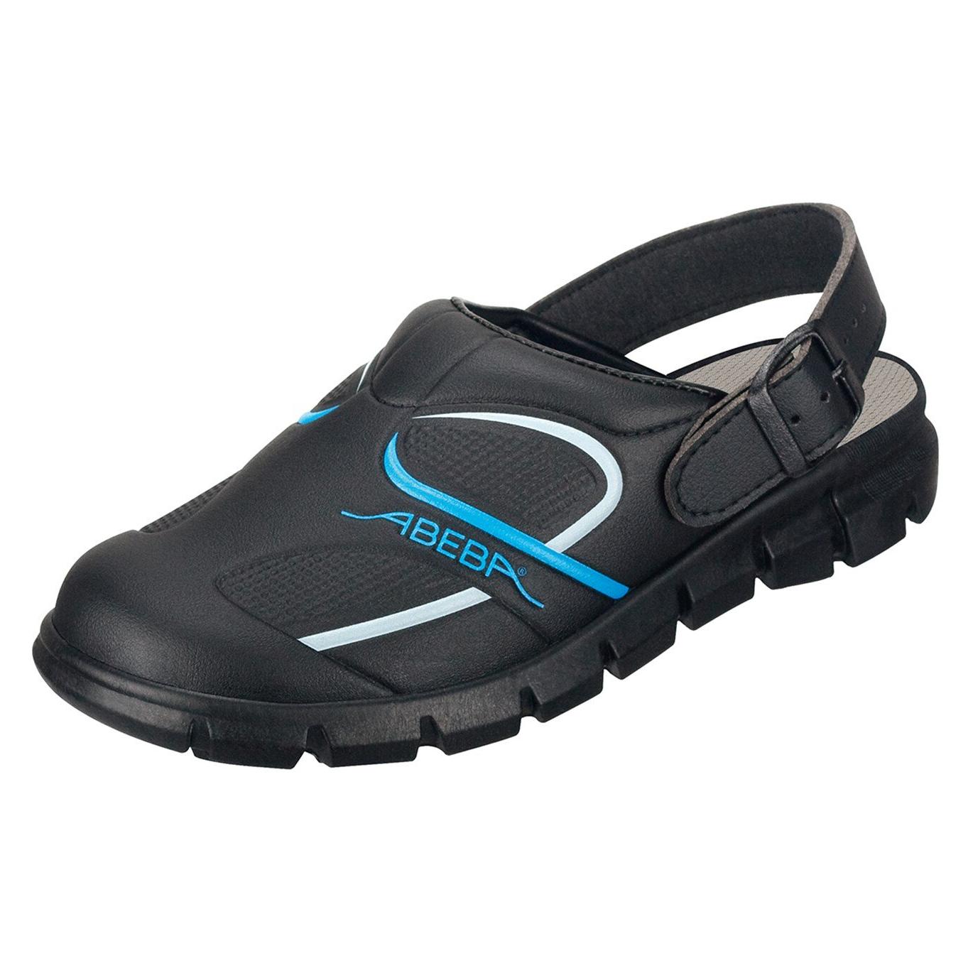 Abeba Berufsschuh Dynamic Clog schwarz/blau Gr 46 (46) (7331-46)