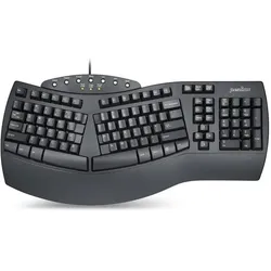 Perixx PERIBOARD-512 Classic (US, Kabelgebunden), Tastatur, Schwarz