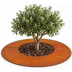 Relaxdays, Rasenkante, Baumring (90 cm)