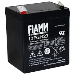 Blei-Akku Fiamm 12FGH23, 6,3 mm Faston Anschluss, 12 Volt, 5 Ah