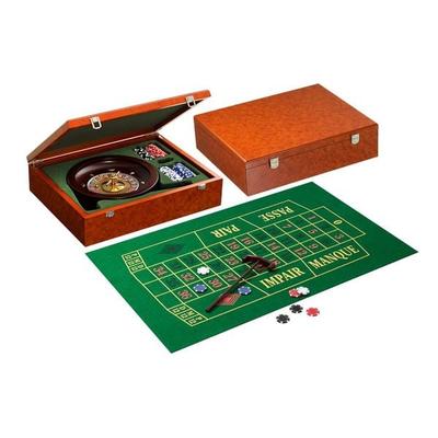 Roulette Set, Design, exklusive Holzbox