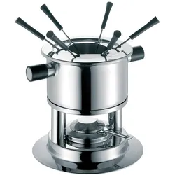 Schulte-Ufer SUS Edelstahl Fondueset Mambo, Fondue Set, Silber
