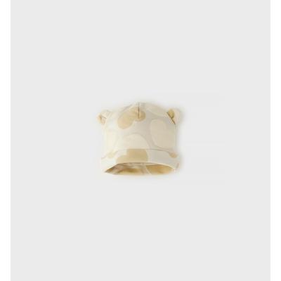 Outdoorhut MINIBANDA "BABY GIRL ACCESSORIES", Damen, Gr. 43, beige, multicolour print, Baumwolle, Hüte