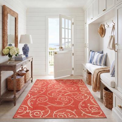 SAFAVIEH Courtyard Marlys Waterproof Patio Backyard Rug