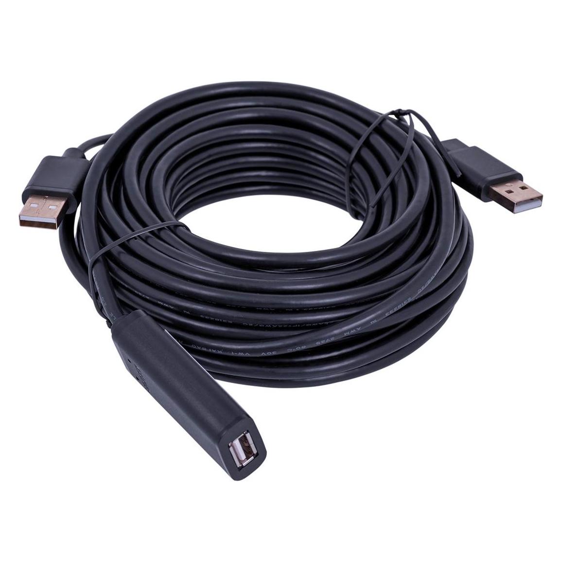 Unitek Y-278 USB Kabel USB 2.0 2 x USB A USB A (10 m, USB 2.0) (Y-278)