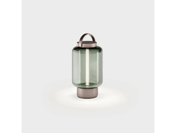 IP44.de Akku-Außenleuchte qu - bright bronze/jade Modern Akkube