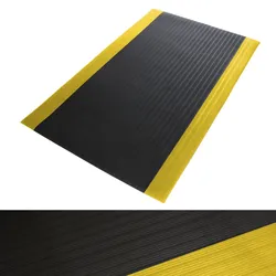 etm Anti-Ermüdungsmatte   Softer-Work-Mat   Schwarz-Gelb